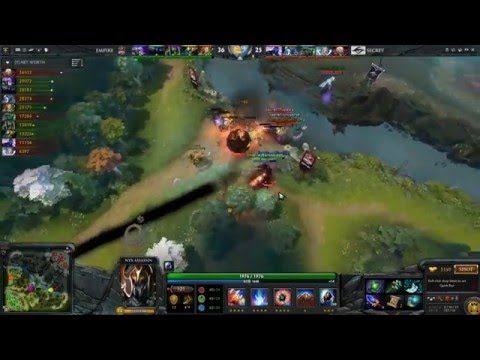 Dota 2 LEGENDARY RUBICK BLACK HOLE COMBOS EMPIRE SECRET ESL Manila