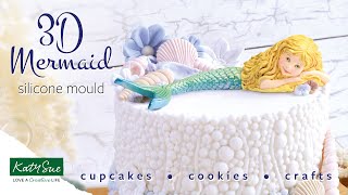 Silikonová formička 3D mořská panna Katy Sue