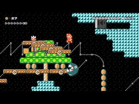 Chaindolph the Chain-nosed Chomp by Novasol - SUPER MARIO MAKER - No Commentary 一 1AJ