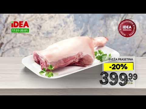IDEA | Senzacionalna ponuda - prasetina 17.01 - 20.01.2019.