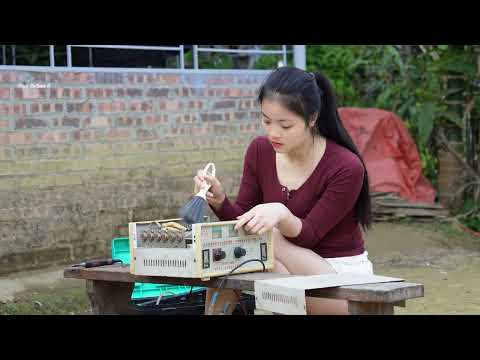 Talented 18-Year-Old Girl Repaired And Restored A Battery Charger. Amazing!