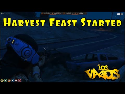 Harvest Feast Has Started | CG Street Team vs Vagos | GTA RP