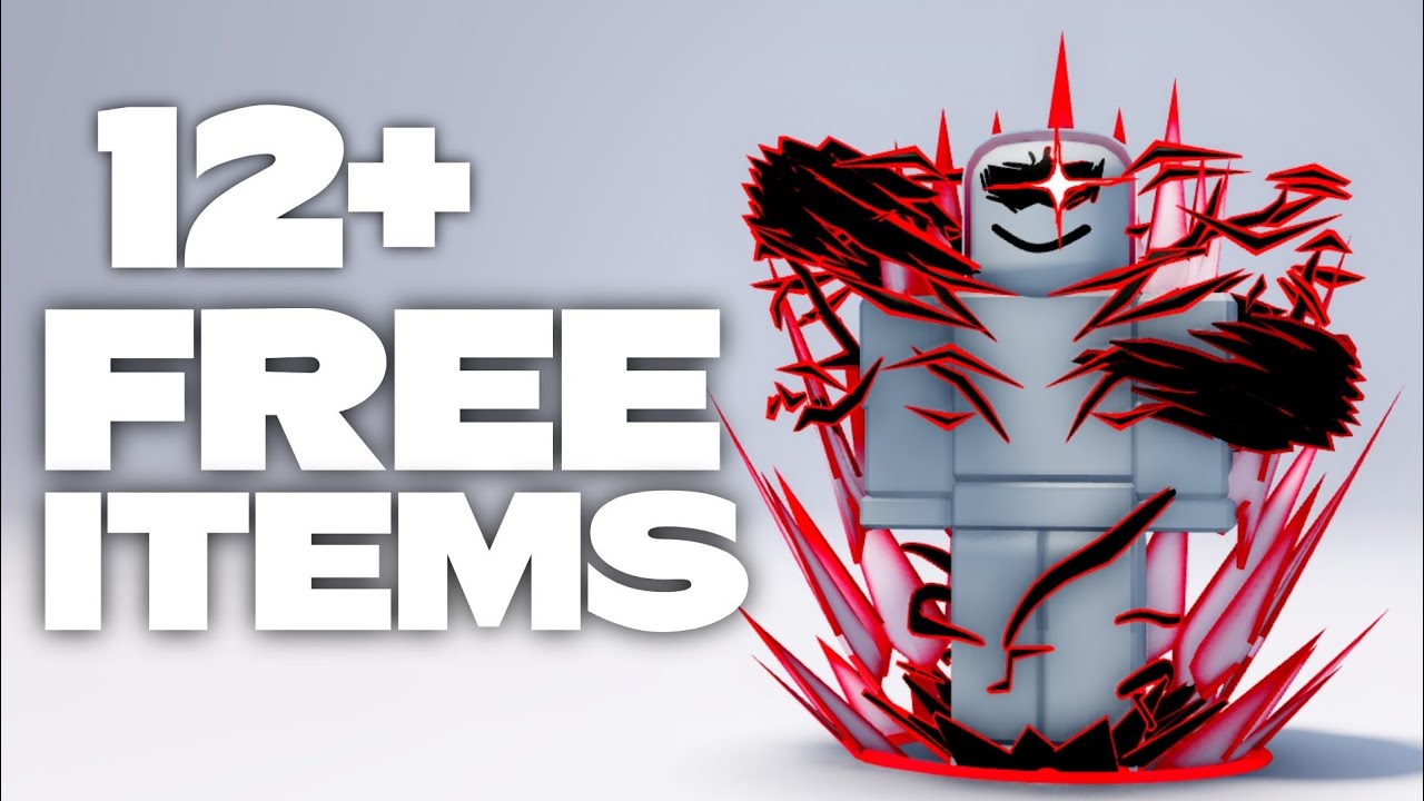 HURRY! GET 12+ RED FREE ROBLOX ITEMS!😱🩸 (2024)