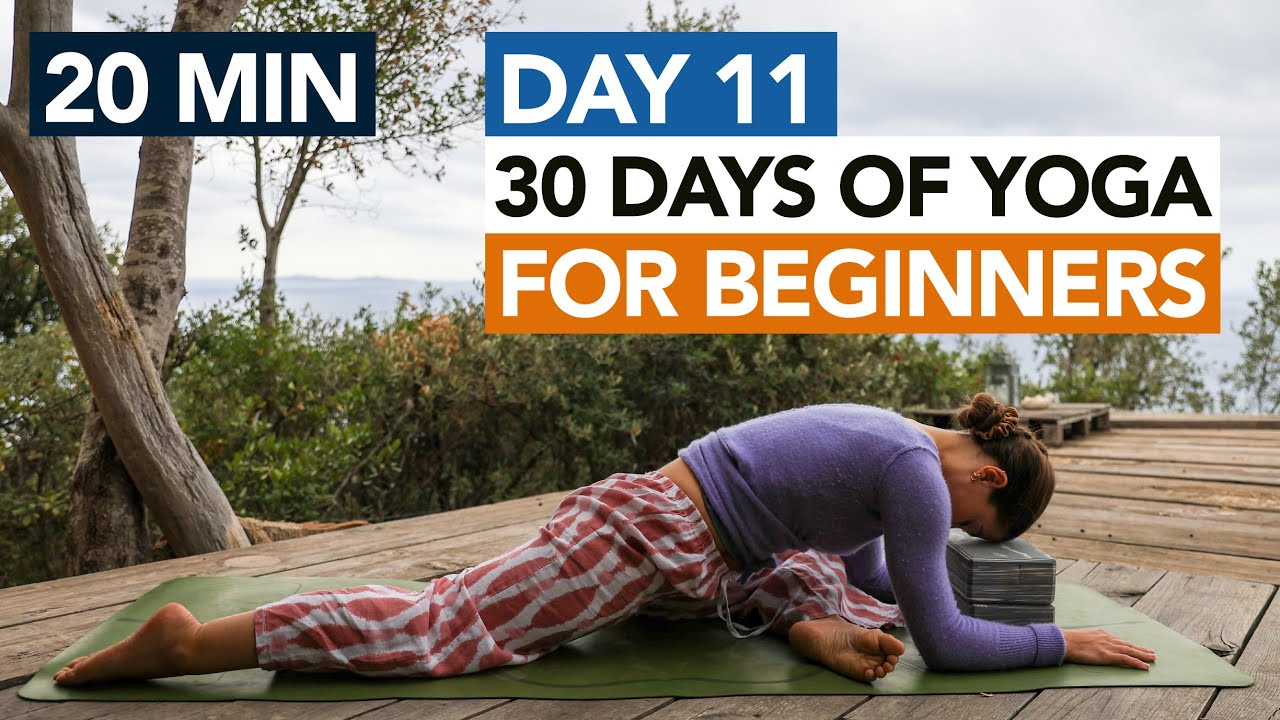 20 Min Gentle Yoga Routine (Day 11) 30 Days of Yoga For Beginners