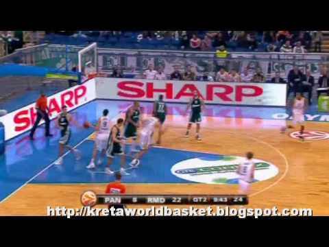 Euroleague 2010 - Week 8  : Panathinaikos  Athens - Real Madrid  67-76  (17-12-09) highlights PAO