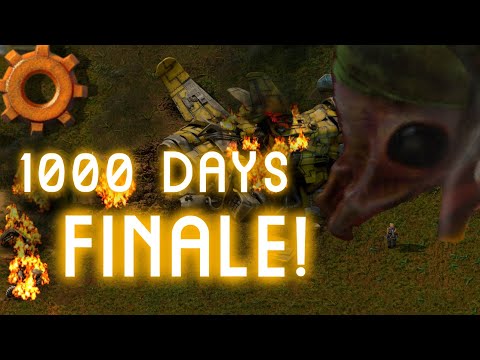 I eliminated EVERY Biter on the Ultimate DeathWorld in Factorio (surviving 1000 DAYS! part 2/2)