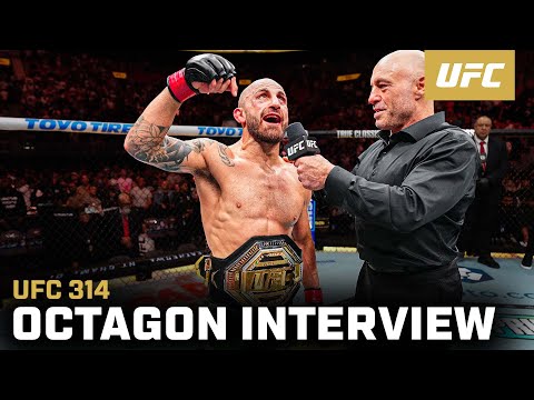 Alexander Volkanovski Octagon Interview | UFC 314