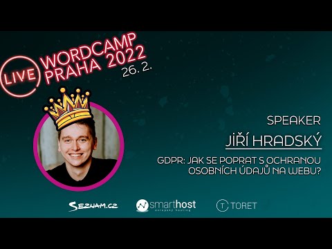 , title : 'GDPR: Jak se poprat s ochranou osobních údajů na webu? - WordCamp Praha 2022'