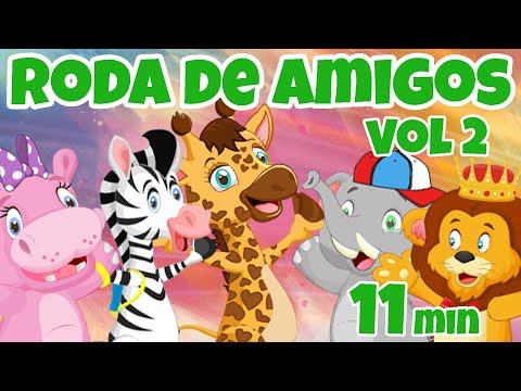 Roda de Amigos Vol.2 - Giramille 11 min | Desenho Animado Musical