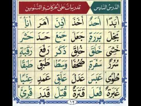 الدرس السادس من القاعدة النورنية   نور محمد حقانى