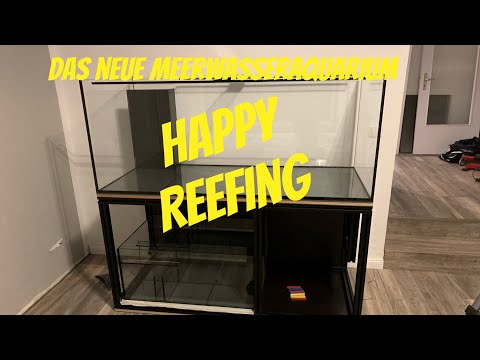 Part 3 "Getting Started with Reef Aquariums": The new saltwater aquarium has arrived. Next steps.