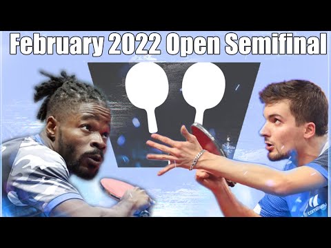 Romain Lorentz Vs Olajide Omotayo Westchester Table Tennis Center February 2022 Open Semifinal 4KHD