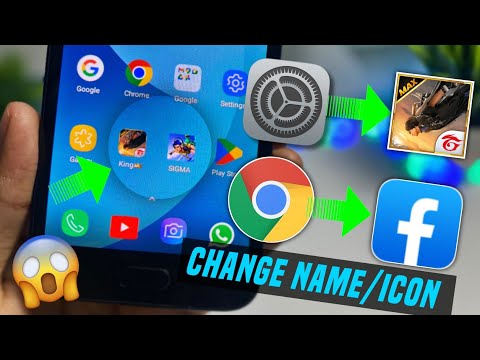 😍App icon Name Change | How To Change App icon And Name On Android |Free Free Name And icon Change |
