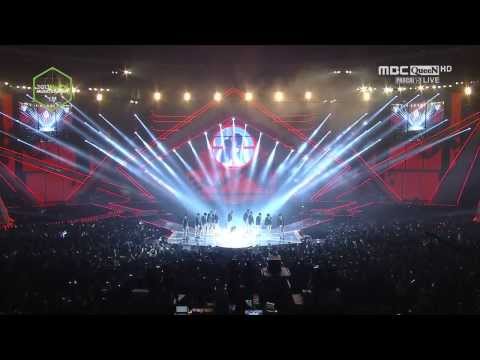 [V5帝字幕组]131114 Melon Music Awards EXO VCR + WOLF + GROWL中文字幕[KO_CN]