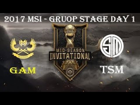 TSM vs GAM MSI D1 G3 | TSM vs Gigabyte Marines Day 1 Game 3 | LoL MSI 2017 Group Stage