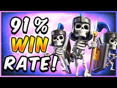 91% WIN RATE! BEST CLASH ROYALE DECK WITHOUT CHAMPIONS!