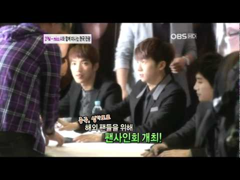 111006 miss A 2PM "Annyeong" production report meeting, fansign & interview