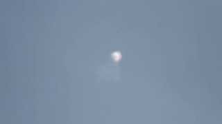 Ozone Radiosonde landing, J3223082 Praha Libuš +O3 23.03.2015 12Z at high altidude, almost in hands