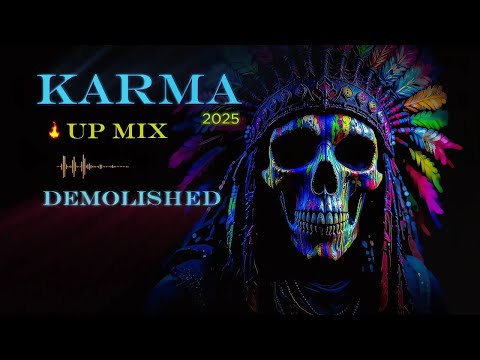 KARMA OUTDOOR 2025 | DEMOLISHED | ULTIMATE MILLENNIUM HARDCORE WARM UP MIX | MUSIC VIDEO VISUALIZER