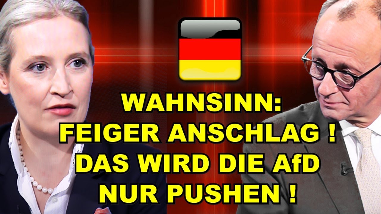 Feiger ANSCHLAG! DAS wird die AfD PUSHEN!