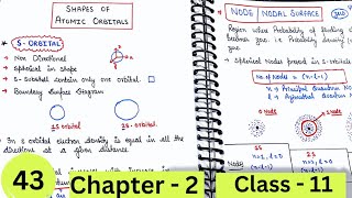 Shapes of Atomic Orbitals (part 1) | chapter 2 class 11