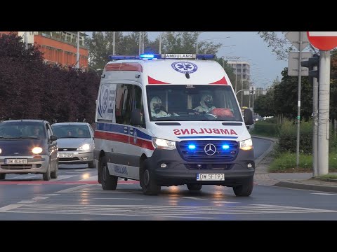 Polish Ambulances with code 3 Wroclaw - Alarmowo Karetka Pogotowia Ratunkowego Wrocławiu