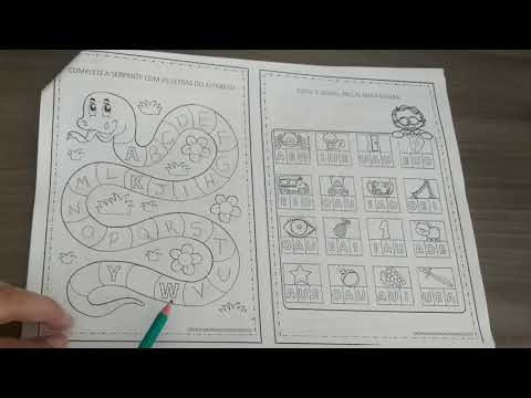 Aula 1 - Apostila de alfabetização Silábica - 1º Ano B