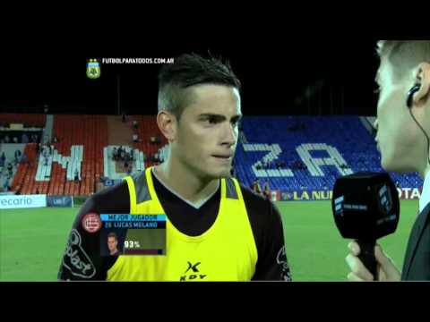 Melano:"No se me venía dando".Godoy Cruz 1 Lanús 5.Fecha 5.Primera División 2015.FPT