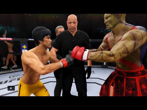 Bruce Lee vs. Martian Manhunter - EA sports UFC 4