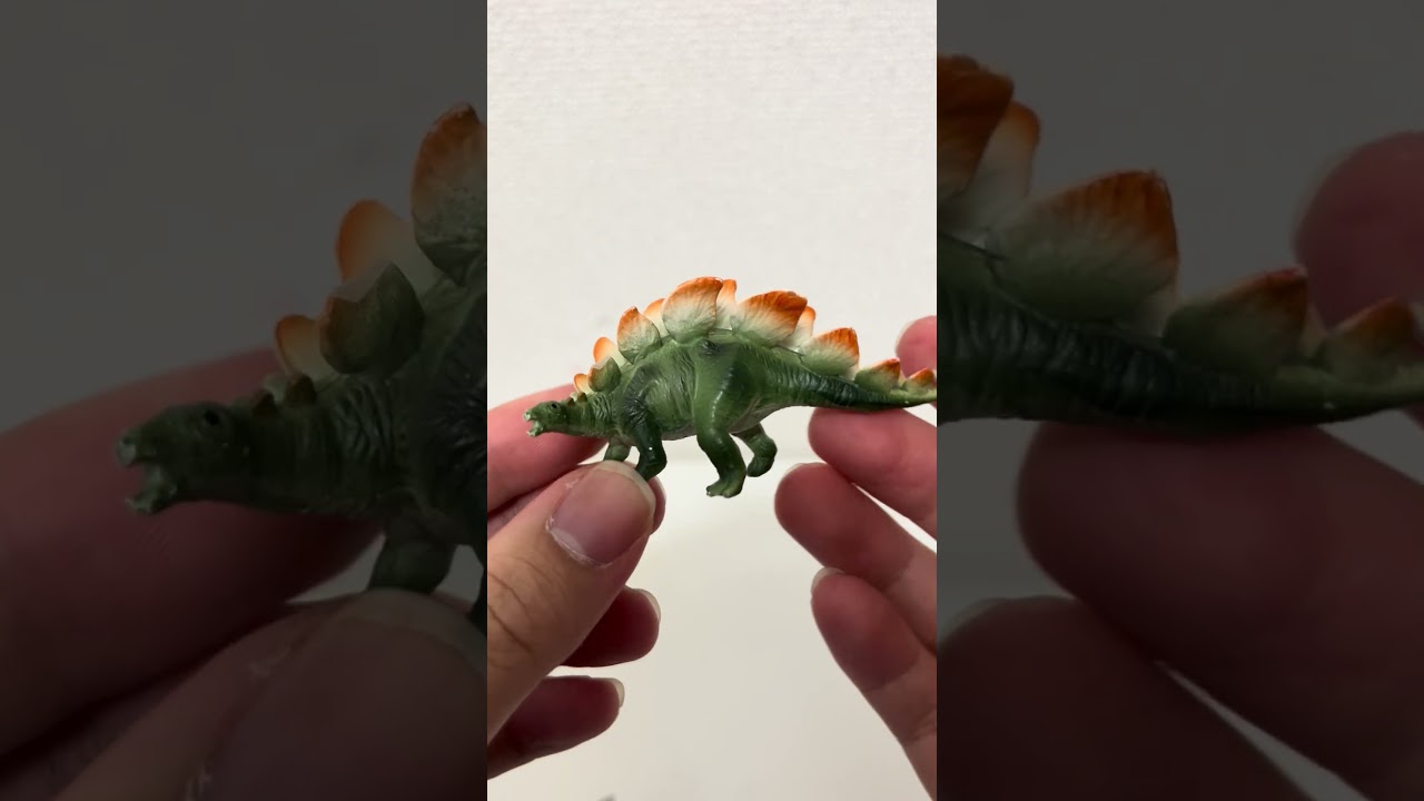 中古で買った恐竜フィギュアのステゴサウルスをレビュー　Dinosaur figure review stegosaurus #恐竜フィギュア #dinosaur #恐竜