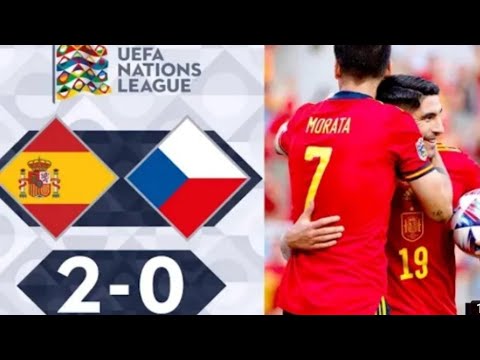 Czech Republic 0 - 2 Spain | Nations League Highlights| Analysis|13-2022  #czech #españa #wait4it