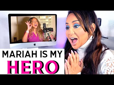 Vocal Coach REACTS to MARIAH CAREY "Hero" live at Home Tribute | Lucia Sinatra