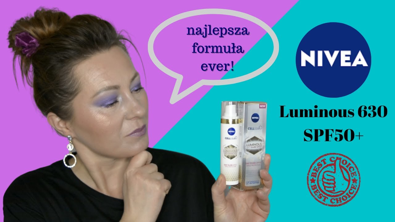 NIVEA Luminous 630 SPF50+ z Thiamidolem ☀ Jak dotąd najlżejszy krem z filtrem | GreenTea