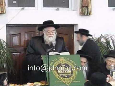 Toldos Aharon Rebbe Visits London - Adar II 5771