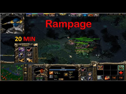 DotA 6.90 FASTEST SVEN FARM ft. IO