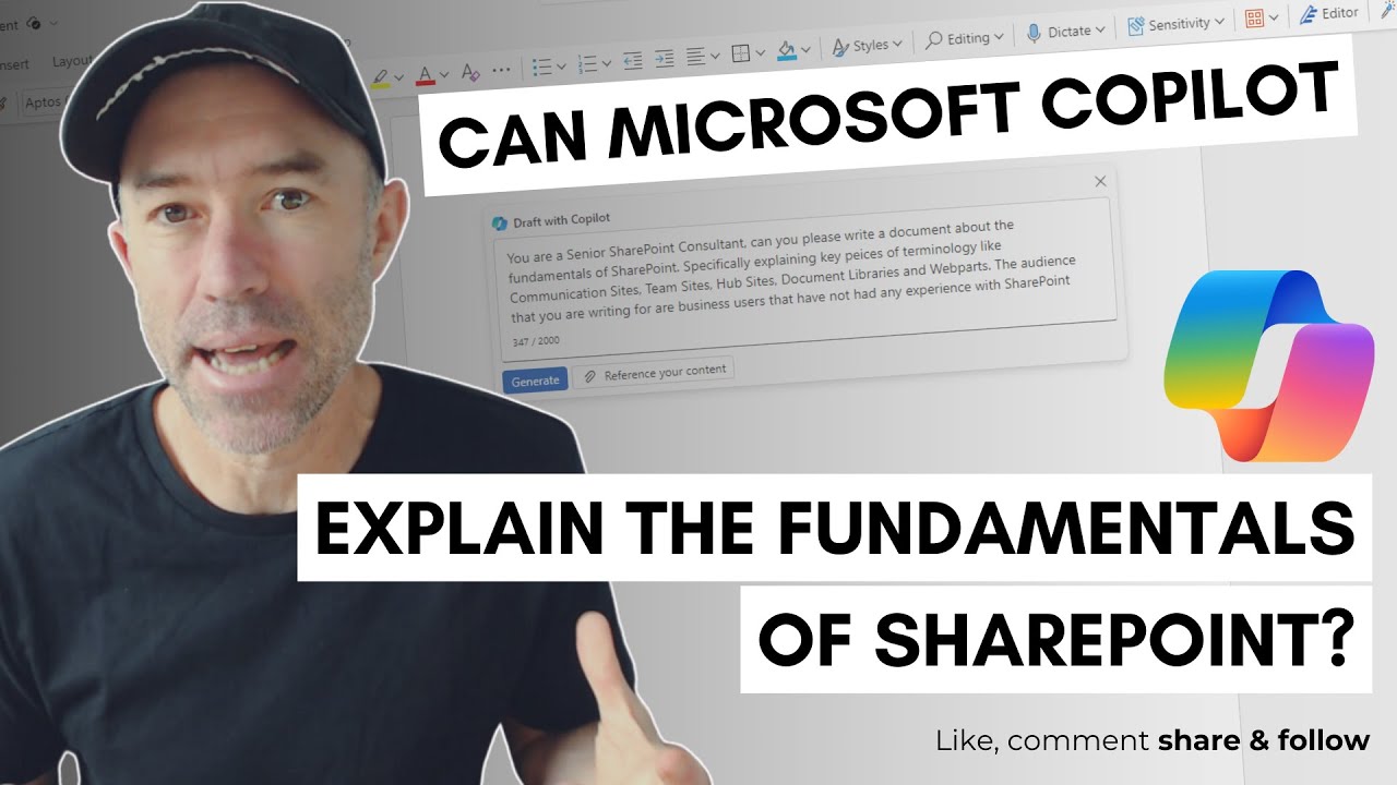 Can Microsoft CoPilot explain SharePoint to business users?