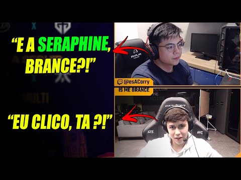 Esa perguntou pro Brance sobre a Seraphine dele kkkk