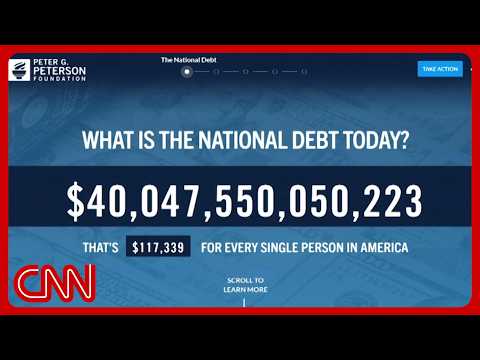 US debt hits $40T. Matt Egan has the price per American