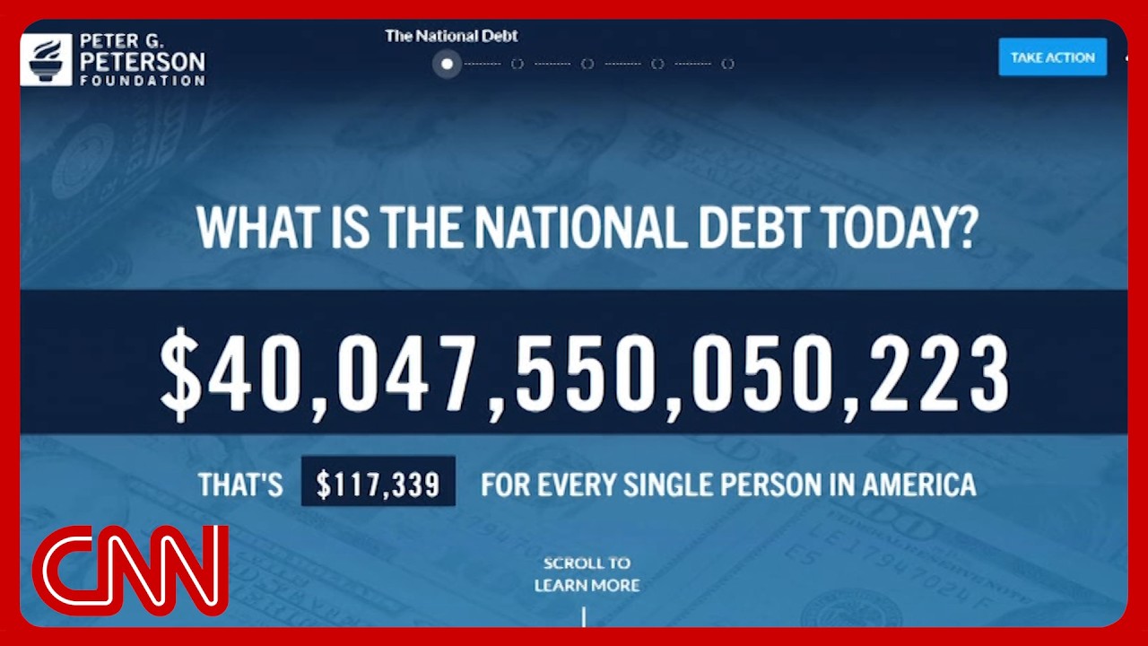 US debt hits $40T. Matt Egan has the price per American