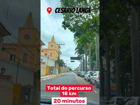 Trajeto de nossos condominios até a cidade de Cesario Lange ! Acompanhem 😃👨‍🌾