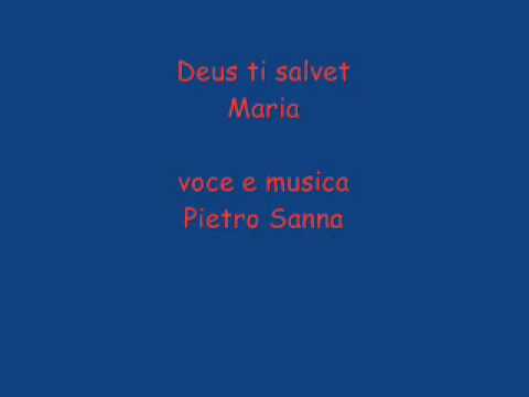 Deus ti salvet Maria - Pietro Sanna