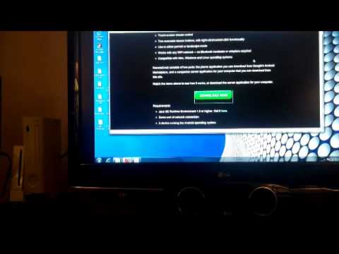 Use your android phone as wireless mouse