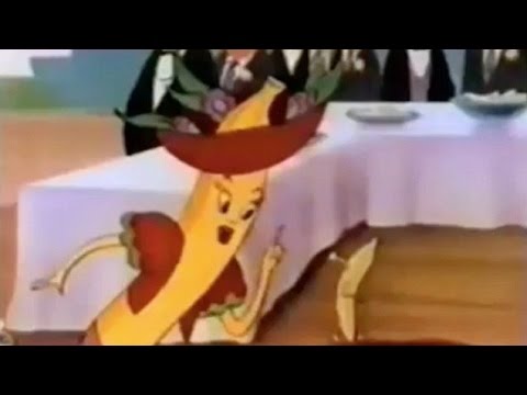 Chiquita Banana cartoon advert voiced by Monica Lewis