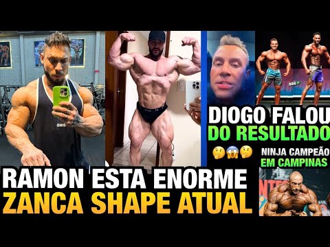 RAMON e ZANCA ESTÃO GIGANTES (SHAPES ATUAIS) + DIOGO SE PRONUNCIA APÓS TOP2 EM UK + NINJA