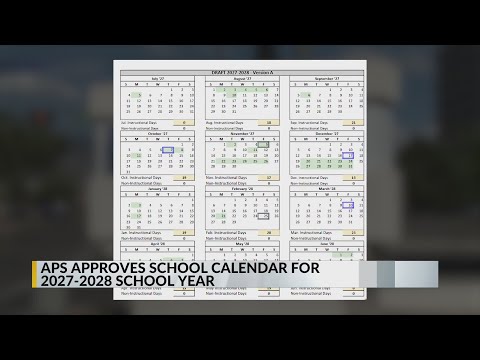 Albuquerque Public Schools Calendar
