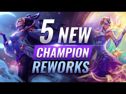 MASSIVE CHANGES: 5 NEW CHAMPION REWORKS + Kit Updates + VFX Redesigns - League of Legends Season 10