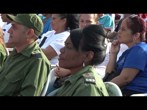 Conmemoran en Santiago de Cuba aniversario 66 de los CDR