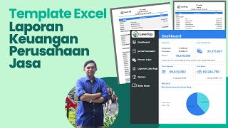 Download lagu Template Excel Laporan AKuntansi Keuangan Perusahaan Jasa, Dashboard, Laporan Laba Rugi, Neraca mp3