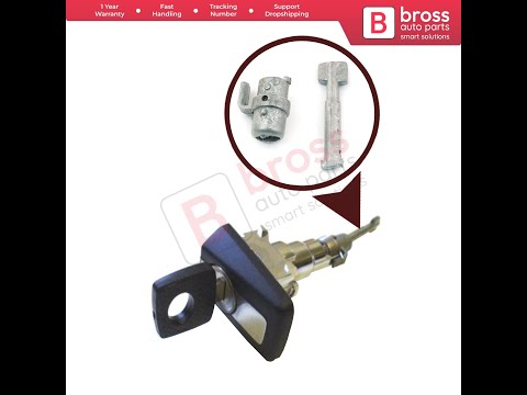 BDP508 Front Right Door Lock Tumbler Barrel Repair Set 37.5 mm 1247604377 for Mercedes W124 S124