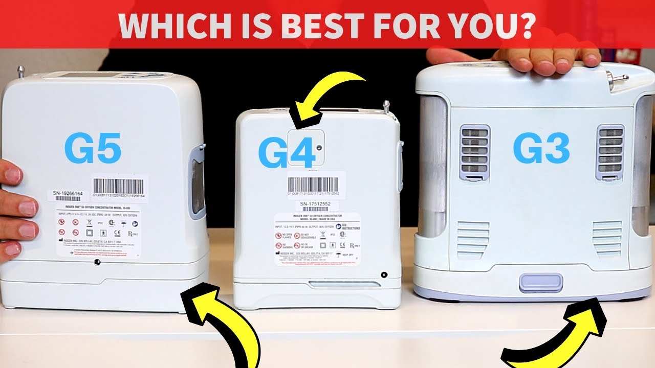 Watch Inogen One G3, G4, and G5 Comparison Now Inogen One G3, G4, and G5 Comparison